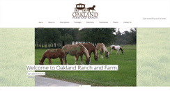 Desktop Screenshot of oaklandfarmandranch.net